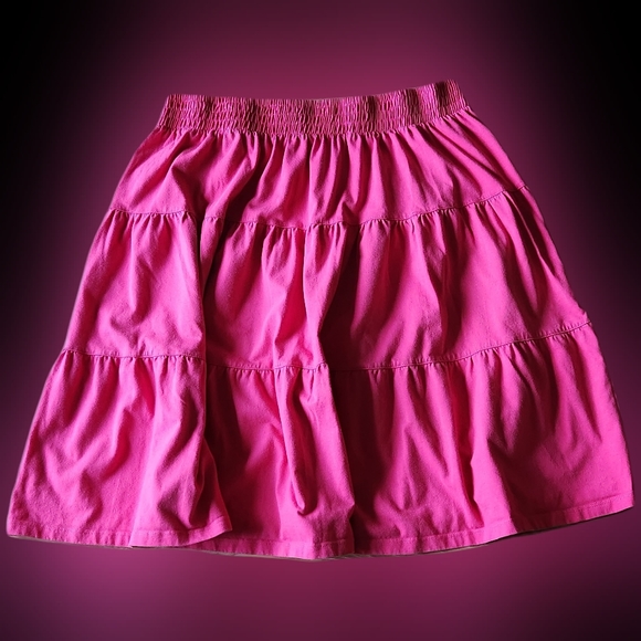 #C96 Woman Within Pink Plus Size Gathered Skirt - Picture 6 of 8